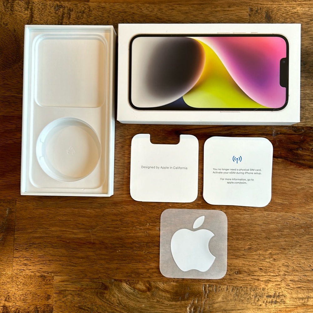 Apple iPhone 14 128GB White Box Only - Picture 5 of 5